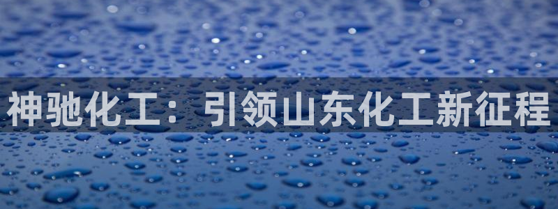 球盟会综合app下载：神驰化工：引领山东化工新征程