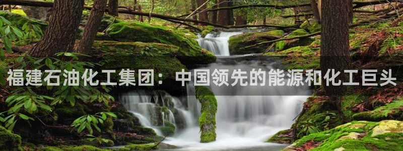 球盟会几点玩合适：福建石油化工集团：中国领先的能源和化工巨头