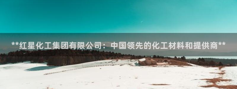 球盟会官网：**红星化工集团有限公司：中国领先的化工材料和提