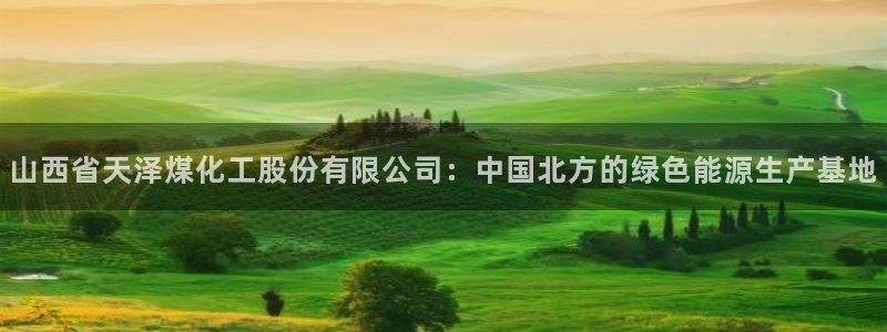 球盟会有限公司怎么样：山西省天泽煤化工股份有限公司：中国北方