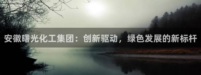 球盟会登陆中心：安徽曙光化工集团：创新驱动，绿色发展的新标杆