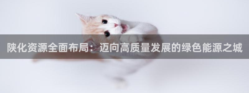球盟会黑台：陕化资源全面布局：迈向高质量发展的绿色能源之城