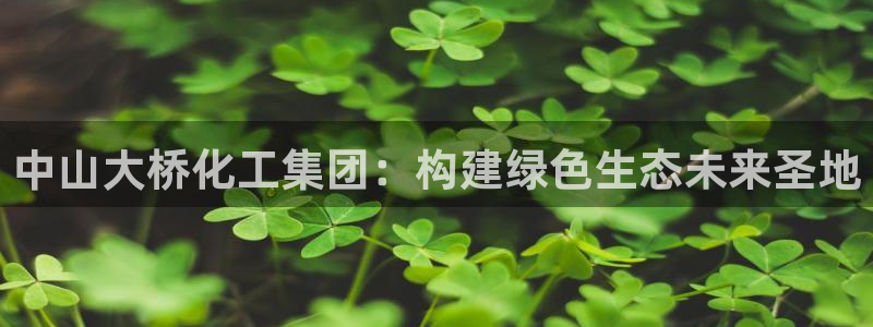 球盟会官方网站app：中山大桥化工集团：构建绿色生态未来圣地