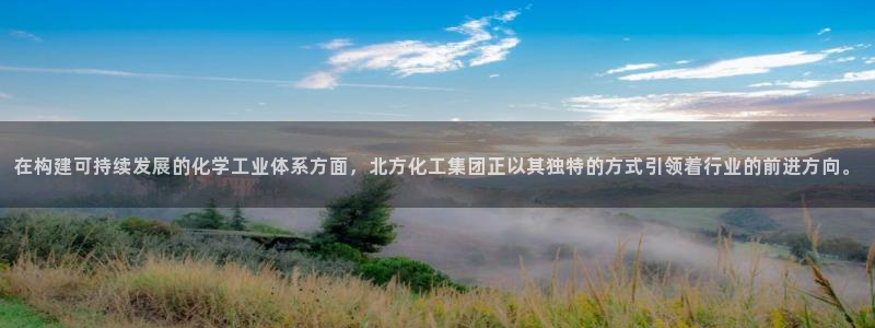 球盟会app安装：在构建可持续发展的化学工业体系方面，北方化