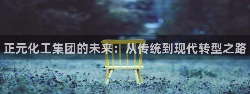 球盟会平台会黑单吗：正元化工集团的未来：从传统到现代转型之路